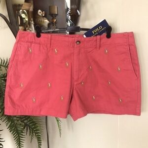Brand New Polo Ralph Lauren Nantucket Red Shorts